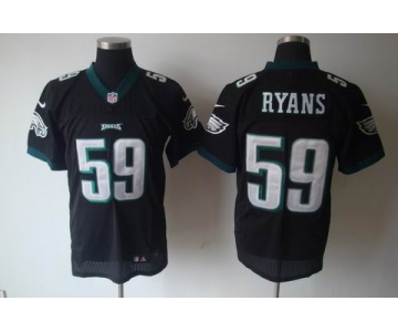 nike nfl jerseys philadelphia eagles #59 ryans black[Elite]