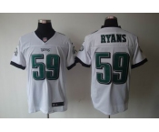 nike nfl jerseys philadelphia eagles #59 ryans white[Elite]