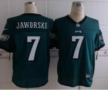 nike nfl jerseys philadelphia eagles #7 jaworski green[Elite][jaworski]