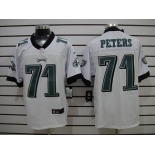 nike nfl jerseys philadelphia eagles #71 peters white[Elite]