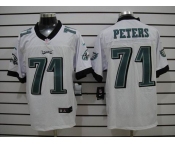 nike nfl jerseys philadelphia eagles #71 peters white[Elite]