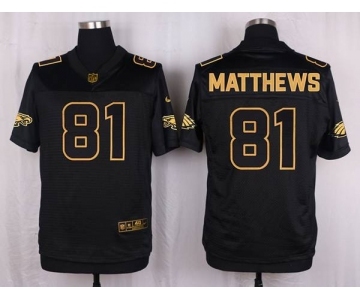 nike nfl jerseys philadelphia eagles #81 matthews black gold collection[Elite]