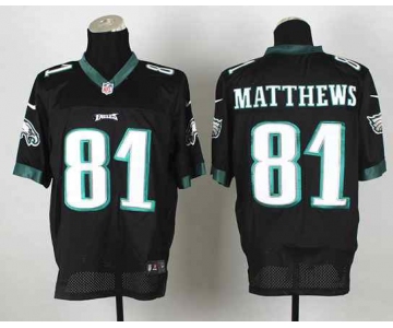 nike nfl jerseys philadelphia eagles #81 matthews black[Elite]