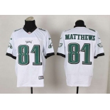 nike nfl jerseys philadelphia eagles #81 matthews white[Elite]