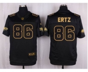 nike nfl jerseys philadelphia eagles #86 ertz black gold collection[Elite]