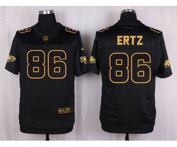 nike nfl jerseys philadelphia eagles #86 ertz black gold collection[Elite]