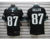 nike nfl jerseys philadelphia eagles #87 brent celek black[Elite]