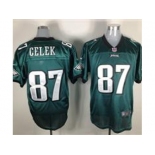 nike nfl jerseys philadelphia eagles #87 brent celek green[Elite]