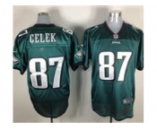 nike nfl jerseys philadelphia eagles #87 brent celek green[Elite]