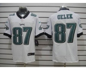 nike nfl jerseys philadelphia eagles #87 brent celek white[Elite]