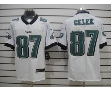 nike nfl jerseys philadelphia eagles #87 brent celek white[Elite]