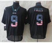 nike nfl jerseys philadelphia eagles #9 foles black[Elite USA flag fashion]