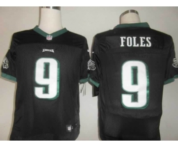 nike nfl jerseys philadelphia eagles #9 foles black[Elite]