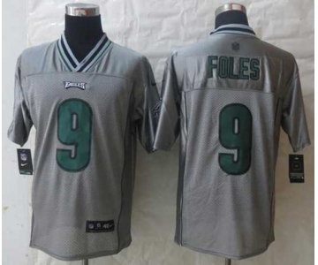 nike nfl jerseys philadelphia eagles #9 foles grey[Elite vapor]