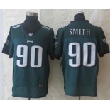 nike nfl jerseys philadelphia eagles #90 smith green[Elite]