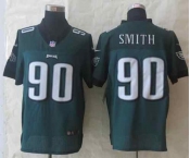 nike nfl jerseys philadelphia eagles #90 smith green[Elite]