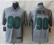 nike nfl jerseys philadelphia eagles #90 smith grey[Elite vapor]