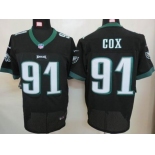 nike nfl jerseys philadelphia eagles #91 cox black[Elite]