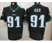 nike nfl jerseys philadelphia eagles #91 cox black[Elite]