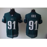 nike nfl jerseys philadelphia eagles #91 cox green[elite]