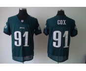 nike nfl jerseys philadelphia eagles #91 cox green[elite]