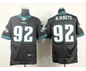 nike nfl jerseys philadelphia eagles #92 r.white black[Elite]