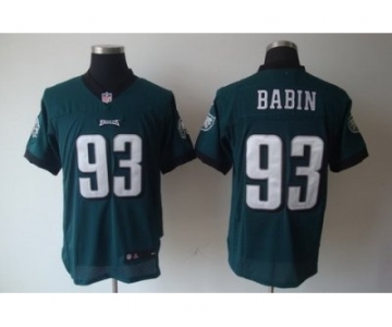 nike nfl jerseys philadelphia eagles #93 jason babin green[Elite]