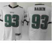 nike nfl jerseys philadelphia eagles #93 jason babin white[Elite]