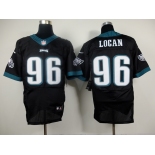 nike nfl jerseys philadelphia eagles #96 locan black[Elite]