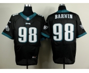 nike nfl jerseys philadelphia eagles #98 barwin black[Elite]