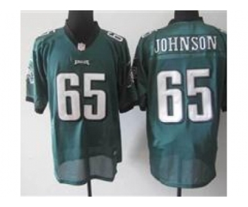 nike nfl  philadelphia eagles #65 lane johnson green [Elite]