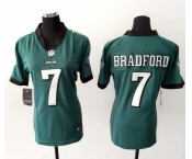 nike women nfl jerseys philadelphia eagles #7 bradford black[nike][bradford]