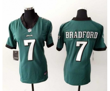 nike women nfl jerseys philadelphia eagles #7 bradford black[nike][bradford]