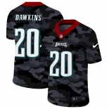 Men New Nike Philadelphia Eagles #20 Dawklns 2020 Nike Camo Salute to Service Limited