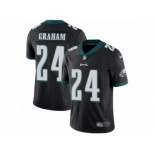 Men Nike Philadelphia Eagles #24 Corey Graham Black Alternate Vapor Untouchable Limited Player NFL Jersey