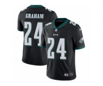 Men Nike Philadelphia Eagles #24 Corey Graham Black Alternate Vapor Untouchable Limited Player NFL Jersey