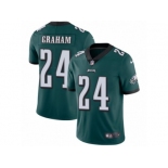 Men Nike Philadelphia Eagles #24 Corey Graham Midnight Green Team Color Vapor Untouchable Limited Player NFL Jersey