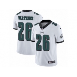 Men Nike Philadelphia Eagles #26 Jaylen Watkins White Vapor Untouchable Limited Player NFL Jersey