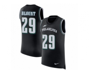 Men Nike Philadelphia Eagles #29 LeGarrette Blount Black Rush Player Name & Number Tank Top NFL Jersey