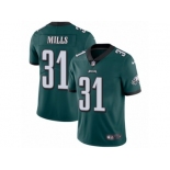 Men Nike Philadelphia Eagles #31 Jalen Mills Midnight Green Team Color Vapor Untouchable Limited Player NFL Jersey