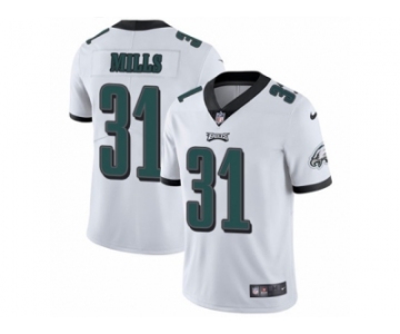 Men Nike Philadelphia Eagles #31 Jalen Mills White Vapor Untouchable Limited Player NFL Jersey