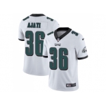 Men Nike Philadelphia Eagles #36 Jay Ajayi White Stitched NFL Vapor Untouchable Limited Jersey