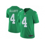 Men Nike Philadelphia Eagles #4 Jake Elliott Limited Green Rush Vapor Untouchable NFL Jersey