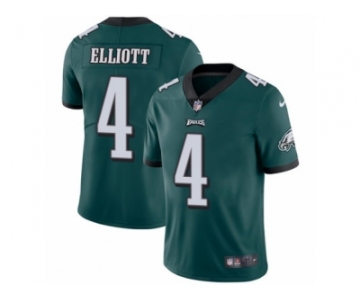 Men Nike Philadelphia Eagles #4 Jake Elliott Midnight Green Team Color Vapor Untouchable Limited Player NFL Jersey