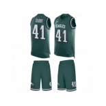 Men Nike Philadelphia Eagles #41 Ronald Darby Limited Midnight Green Tank Top Suit NFL Jersey