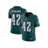 Men Nike Philadelphia Eagles #42 Chris Maragos Midnight Green Team Color Vapor Untouchable Limited Player NFL Jersey