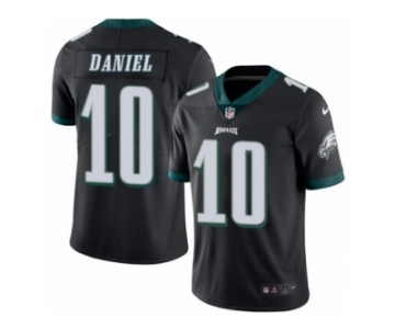 Men's Nike Philadelphia Eagles #10 Chase Daniel Limited Black Rush NFL Jersey