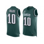 Men's Nike Philadelphia Eagles #10 Mack Hollins Limited Midnight Green Player Name & Number Tank Top NFL Jersey