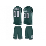 Men's Nike Philadelphia Eagles #10 Mack Hollins Limited Midnight Green Tank Top Suit NFL Jersey