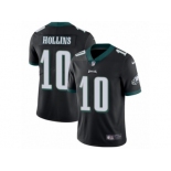 Men's Nike Philadelphia Eagles #10 Mack Hollins Vapor Untouchable Limited Black Alternate NFL Jersey